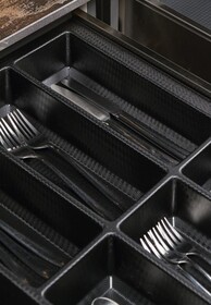 Organizacja szuflad Wkład CLASSICO-Kristall 600/ wymiar 540 x 490/ czarny PEKA - Peka