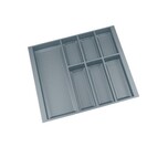 Wymiary: - szerokość: 516 mm - głębokość: 474 mm - wysokość: 53 mm - grubość: 2 mm - komora mniejsza: 170 x 90 mm (góra komory) / 145 x 65 mm (dno...