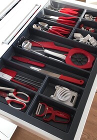 Organizacja szuflad Wkład CLASSICO 1000/ wymiar 940 x 490/ antracyt PEKA - Peka