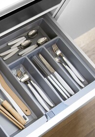 Organizacja szuflad Wkład CLASSICO 500/ wymiar 440 x 450/ szary PEKA - Peka