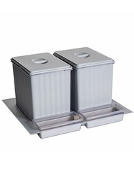 Segregacja odpadów Kosz na odpady PULLBOY FLEX 600/ wys. 300/ 2x16 PEKA - Peka