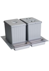 Segregacja odpadów Kosz na odpady PULLBOY FLEX 600/ wys. 300/ 16+2x7,5 PEKA - Peka