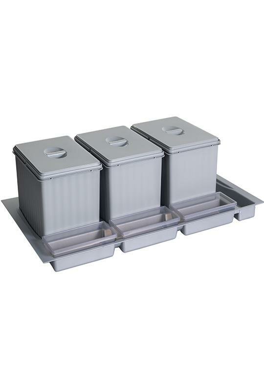 Kosz na odpady PULLBOY FLEX 800-900/ wys. 230/ 3x12 PEKA