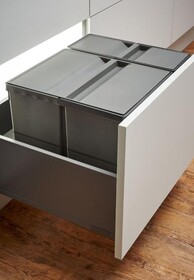 Segregacja odpadów Kosz na odpady PULLBOY VARIO 9XL 600/ 26+11 PEKA - Peka