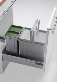 Segregacja odpadów Kosz na odpady PULLBOY VARIO 400/ wys. 320/ 17+8 PEKA - Peka