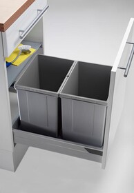 Segregacja odpadów Kosz na odpady PULLBOY VARIO 500/ wys. 320/ 2x17 PEKA - Peka