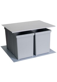 Segregacja odpadów Kosz na odpady PULLBOY VARIO 600/ wys. 320/ 2x17+2x8 PEKA - Peka