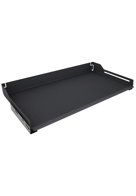 Półka wysuwana EXTENDO Libell 900 z prowadnicami/ antracyt PEKA
