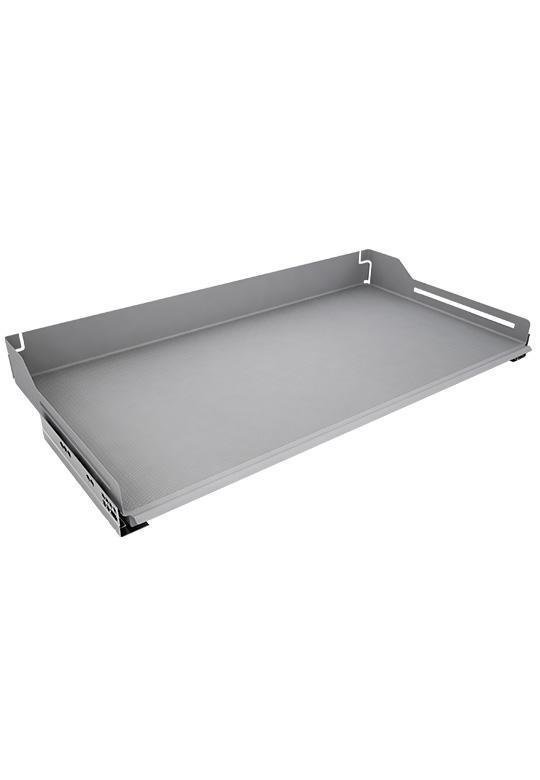 Półka wysuwana EXTENDO Libell 900 z prowadnicami/ szara PEKA