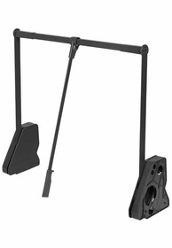 Drążki i wieszaki do szaf CONERO - pantograf/ 985-1168 mm/ 4,0-15 kg/ czarny PEKA - Peka