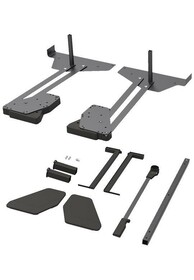 Drążki i wieszaki do szaf CONERO TOP - pantograf z półką/ 445-628 mm/ 0,5-12 kg/ czarny PEKA - Peka