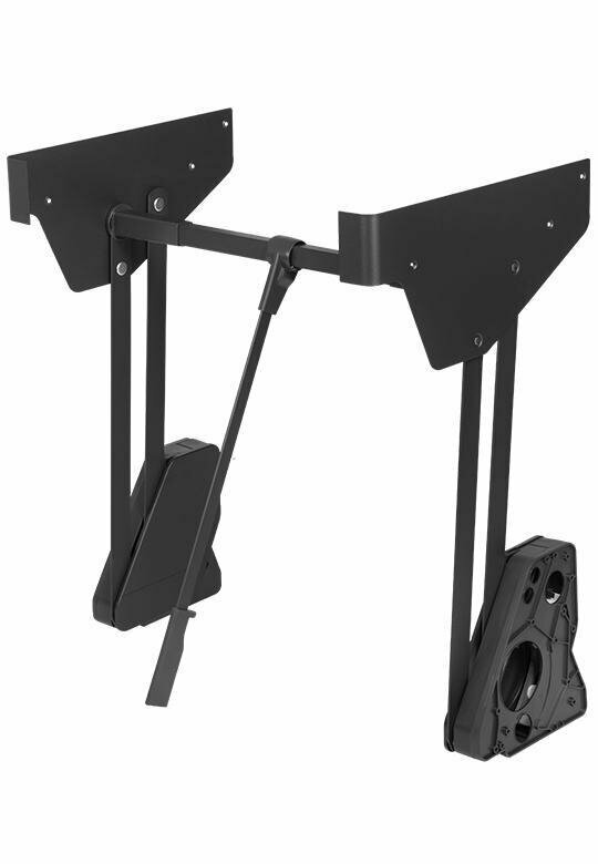 CONERO TOP - pantograf z półką/ 625-808 mm/ 0,5-12 kg/ czarny PEKA