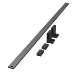 Zestaw zawiera: - 1 x listwa- 2 x komplet mocowań ze śrubkami Wymiary: - długość barierki: 582 mm - szerokość barierki: 24 mm - wysokość barierki: 38...