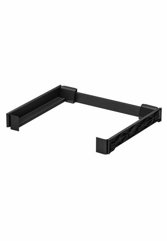 CONERO Set - organizer do garderoby/ 552-612 mm/ czarny PEKA