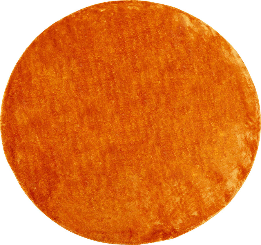 Dywan okrągły COSY 200 cm - pomarańczowy
