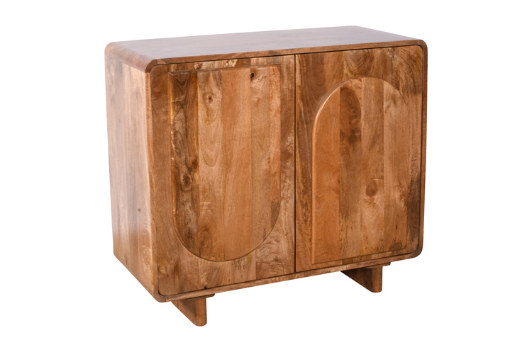 Komoda drewniana 2-drzwiowa EDYNBURG ED-02-CR - mango caramel
