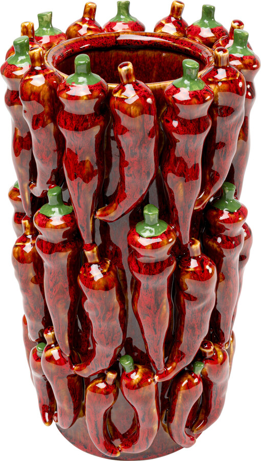 Wazon CHILI 35 cm - czerwony