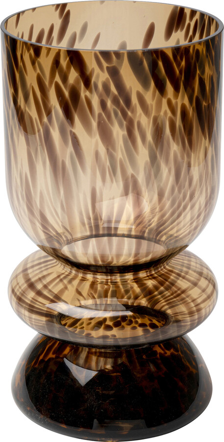 Wazon szklany CARAMEL 32 cm - brązowy