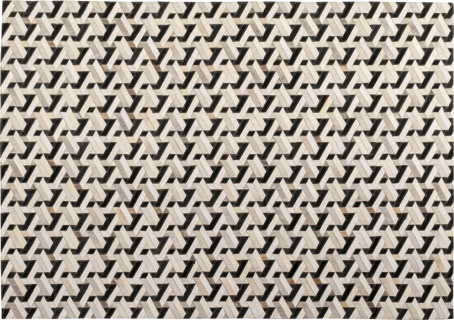 Dywan MAZE 200x300 - biało-czarny