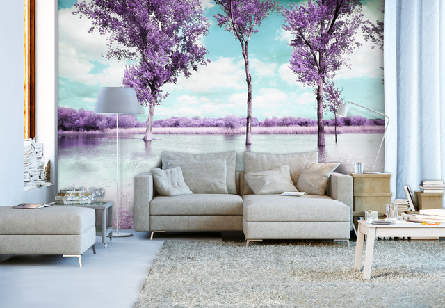 Salon w fioletach – 5 inspiracji